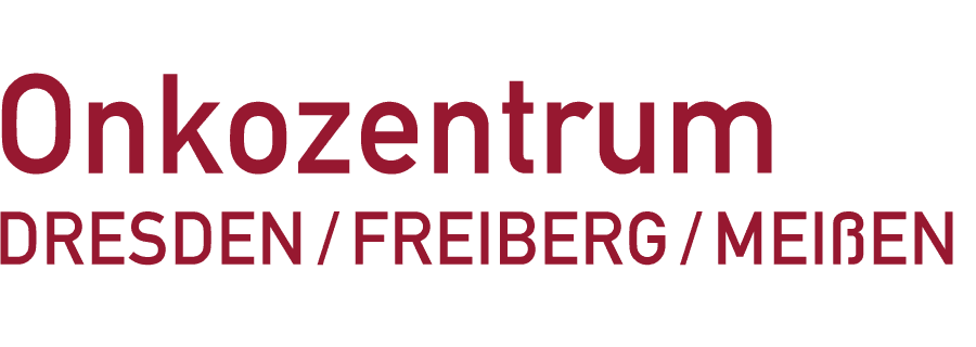 Logoschriftzug des Onkozentrums Dresden/Freiberg/Meißen